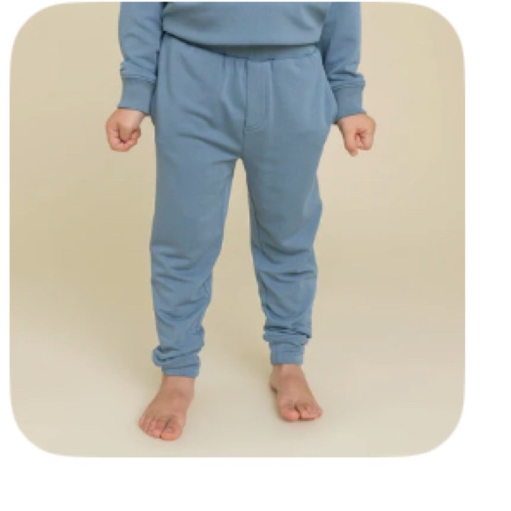 Posh Peanut Steel Blue Jogger Pants